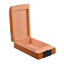 Auoeer Invecchiamento Legno di Cedro Portatile Creativo di personalità Retro-Arco Laterale Humidor