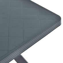 Tidyard Tavolo da Bistrot in Plastica Tavolo da Esterno per Arredo Tavolo da Giardino 70x70x72 cm Verde