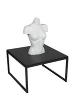 Sommer International GmbH - Panchina con telaio in metallo, 74 x 74 cm, colore: Antracite