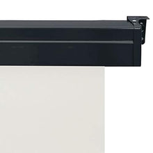Tidyard Tenda Laterale per Terrazzo, Tenda da Sole Laterale, Tenda da Balcone 100x250 cm Crema