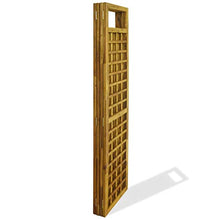 BIGTO - Paravento pieghevole in legno di acacia massiccio, 4 pannelli, 160 x 170 cm