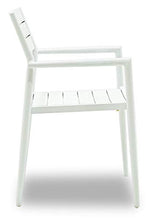 giordano shop Set Tavolo e 4 Sedie da Giardino in Alluminio Alzira Bianco