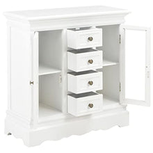 vidaXL Credenza Bianca 70x28x70 cm in Legno Massello di Pino Madia Mobile Comoda Funzionale Durevole Robusta Resistente Ampia Solida Pratica
