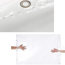 LXHONG Teloni Resistenti in PVC, Telo Trasparente con Occhielli, Copertura Antipolvere per Divano A Prova di Polvere A Prova di Vento per Coperture per Piante Tetto 320 Gr， Personalizzabile