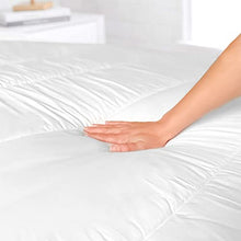 Italian Bed Linen Topper Matrimoniale, Microfibra, Bianco
