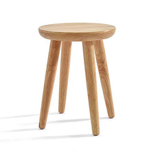 Rotonda Ottomano Multifunzione Solid Cambio di Legno Scarpe Bench Sofa Tea Table Sedia Poggiapiedi Sgabelli da Bar, con Gamba, per La Cucina da Pranzo Soggiorno Casa Garden Party,B