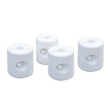 Outsunny Set 4 Pezzi Pesi Riempibili con Acqua o Sabbia per Gazebo Plastica PE 22 x 24 x 25 cm Bianco