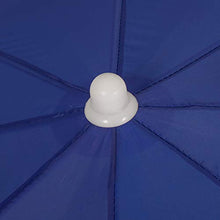 SPRINGOS Ombrellone da spiaggia con funzione ribaltabile, colore blu navy, altezza massima: 175 cm, diametro 160 cm, ombrellone da giardino blu scuro grande (blu scuro)