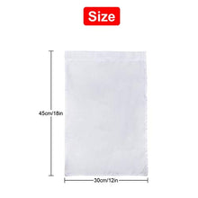fgyhty 10pcs Forma Piena di Colore Banner Partito Esterno Poliestere White Flag Giardino Patio Flag 30x45cm