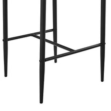 [en.casa] Set di 2 Sgabelli da Bar 2 Sedie Alte con Gambe in Acciaio con Poggiapiedi Seduta in Similpelle Cucina/Bar/Ristorante - Bianco