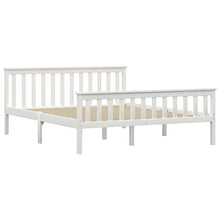 SKM Giroletto Bianco in Legno Massello di Pino 160x200 cm (26.7kg) Bianco-3218