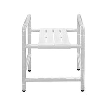 WGWJ Sgabello da Bagno di Sicurezza Antiscivolo, Sgabello per Doccia/Vasca Cassetto per Doccia in Acciaio Inossidabile Sedile per Doccia Materassino per Gravidanza Sedia per Doccia Bianco pesanteWGWJ