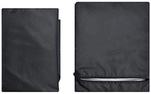 Telo copritavolo da esterno Patio Mobili di protezione Covers da giardino in rattan copertura Mobili Rattan oscillazione antivento impermeabile Pioggia Neve polvere antivento Anti-UV (nero / 225x155x1