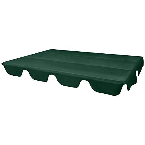 Estink Baldacchino di Ricambio per Dondolo Copertura Baldacchino di Ricambio per Dondolo da Giardino Verde 226x186cm