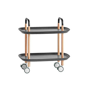 Quattro Ruote portatile strumento di archiviazione Carrello Mensola da cucina in plastica ABS mobile flessibile capacità grande cucina sala da pranzo soggiorno mensola verde erba 2 colori 57.5X37X59cm
