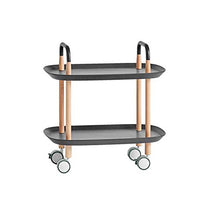 YIN YIN Carrello per Ripiani Mensola da Cucina in plastica ABS Mobile Flessibile capacità Grande Cucina Sala da Pranzo Soggiorno mensola Verde Erba 2 Colori 57.5X37X59cm Carrello a rulli