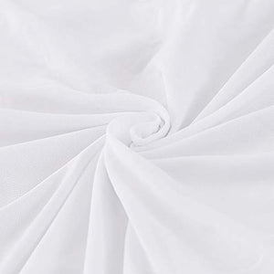 JuneJour Copridivano con Penisola Elasticizzato Chaise Longue Sofa Cover Componibile in Poliestere a Forma di L è Composto da 2PCS， Lavabile sfoderabile Fodere per Divano Angolare
