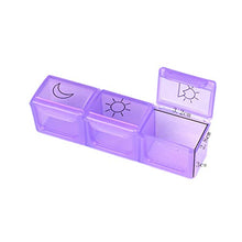 Pillola settimanale organizzatore del Viaggio Portable 7 Giorni Pill Box Caso Separato scompartimenti Pillola Supplemento Container