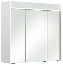 Pelipal 359 Piolo Armadietto a Specchio Treviso II, Legno, Bianco Lucido, 20,0 x 75,0 x 70,0 cm