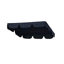Copertura superiore ricambio tettuccio altalena - Copertura tettuccio di ricambio per altalena 2 posti / 3 posti - Copertura altalena per aliante per tenda da sole impermeabile (B, 190×132×15cm)