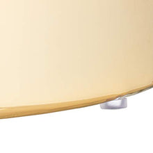 Relaxdays Sgabello in Velluto, Rotondo, Elegante Poggiapiedi Imbottito, Base Dorata, Pouf Moderno, H x D: 41,5 x 37, Blu, Cartone, gommapiuma, 1 pz