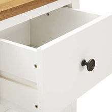 Cassettiera 80x35x75 cm in Legno Massello di Rovere