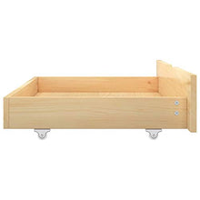 Lasamot Struttura Letto in Legno di Pino con 4 cassetti, Struttura a baldacchino per zanzariera, Staffa per Montante, Adatta per Materasso 180x200 cm (Materasso Non Incluso), Legna Leggera