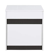 Comodino moderno con cassetto profondo spazioso spazio di archiviazione compatto comodino per camera da letto, ufficio, soggiorno, elegante armadio 45 x 39 x 49,5 cm