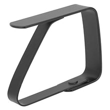 Dibiao, 4 pezzi di grandi dimensioni per tovaglia in acciaio inox, antiscivolo, 5 x 4 cm