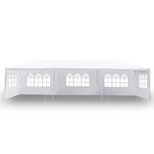 Lsooyys - Gazebo a baldacchino, 3 m x 3 m, completamente impermeabile, resistente per feste in giardino, eventi all'aperto, colore: bianco (5 pezzi di stoffa)