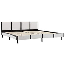 SKM Giroletto Nero e Bianco in Similpelle 180x200 cm (28.65kg) Bianco