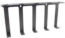 BRUBAKER Portabottiglie per 5 bottiglie 50 x 25 cm acciaio antracite grigio, per montaggio a la parete