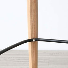 ZYF Sgabelli da Bar Cuoio di Massello di Legno Sedia in Cotone E Lino Alta Poggiapiedi di Sgabello Poggiapiedi Alto, Alto 74 Cm (Color : F)