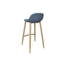 ZONS Sgabello Bar 44 x 48 x 91 cm, Piedi in Metallo, Colore Legno