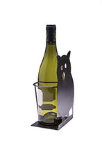LUDI-VIN 5060388470982 Porta Bottiglia Gufi Metallo 18 x 9,30 x 21,3 cm
