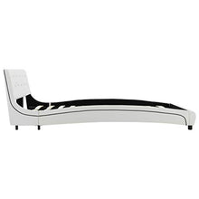SKM Letto con Materasso Bianco in Similpelle 140x200 cm (47.15kg)
