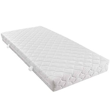 SKM Letto con Materasso Tessuto Grigio Chiaro 120x200cm (38.28kg) Grigio-7190