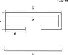 Melairy Bagno Portasciugamani 40CM Autoadesivo Per Porta Salviette in Acciaio Inossidabile Porta Asciugamano Cromo