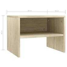 Comodino, tavolino con vano portaoggetti aperto, per camera da letto, comodino, supporto per telefono, 40 x 30 x 30 cm
