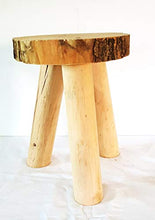 Sgabello da giardino per bambini, in legno massiccio