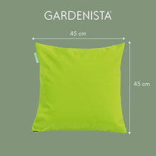 Cuscino Impermeabile Da Esterni Imbottito Da 45.7cm In Verde Lime 2 Nel Pacco