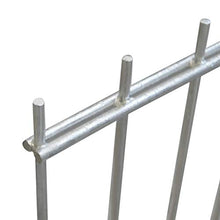 vidaXL Pannello di recinzione 2D recinto giardino 2008x1030mm argento in acciaio