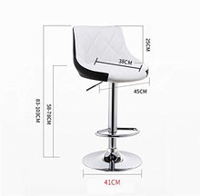 SZQ-Sgabelli da Bar Camera da Letto Trucco Sgabello, sollevabile Bar Stool Home Bar Tavolino Sedia seggiolone Balcone Terrazza Schienale Sedia Sedia da Bar (Color : H)