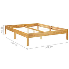 SKM Giroletto in Legno Massello di Rovere 160x200 cm (23kg)