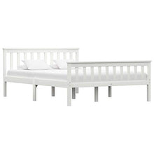 Lasamot Struttura Letto in Legno massello di Pino per Adulti, Bambini, Struttura Letto con 2 cassetti, Bianco, Dimensioni Materasso Adatte 140x200 cm (Senza Materasso)