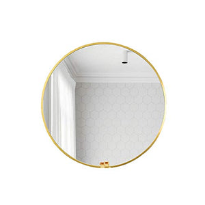 Specchio da Bagno in Lega di Alluminio Specchio da toeletta da Bagno Specchio da Parete Specchio da Bagno Specchio Rotondo in Stile Nordico Specchio HD