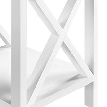 Yaheetech Comodino Camera da Letto con Cassetto Tavolino d'Appoggio Bianco Tavolino Lato Divano Mobiletto da Notte Salvaspazio da Salotto Soggiorno 40 x 30 x 55 cm