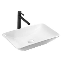 Yxx max -Lavabo I bagni in Ceramica di Lavaggio a Mano Bacino Rettangolare lavello for Guardaroba Bagno Art Bacino (Senza Rubinetto) -58x36x12cm Lavandino del lavabo