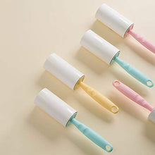 LLQM Portable Clothes Dust-Removing Sticky Hair Device, 7 Rolls, Tear-off Roller Sticky Paper, Hair Suction Device