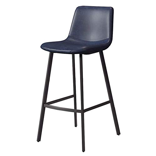 Sgabelli Alti in Metallo Moderni Cucina Colazione Bar Sedia Contatore Casa Sgabelli da Bar con Sedile in Pelle PU Altezza 65 / 75cm per Sala da Pranzo caffè Bistro Pub